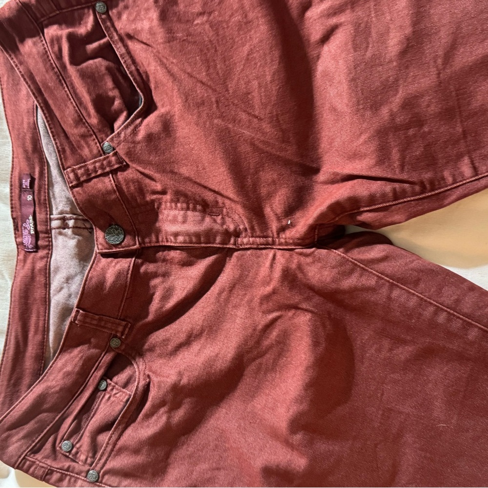 Prana Rust Red Denim Jeans -10
